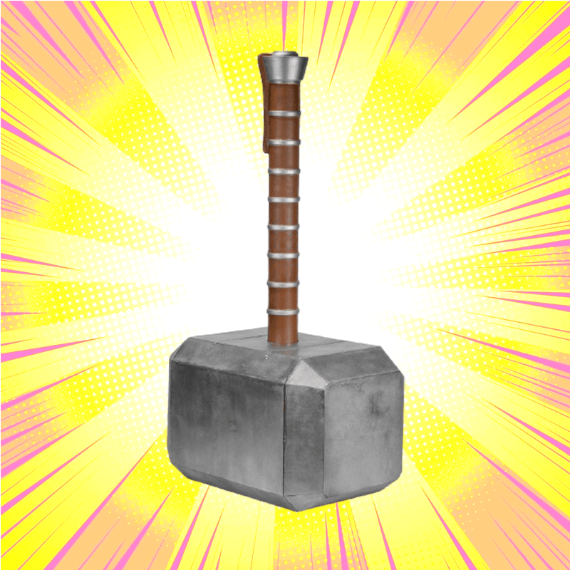 Marvel Oversized Foam Prop Thors Hammer - www.entertainmentstore.in