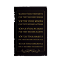 Watch Your Thoughts For They Become Words Mini Poster - www.entertainmentstore.in