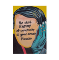Picasso Enemy Of Creativity Poster - www.entertainmentstore.in