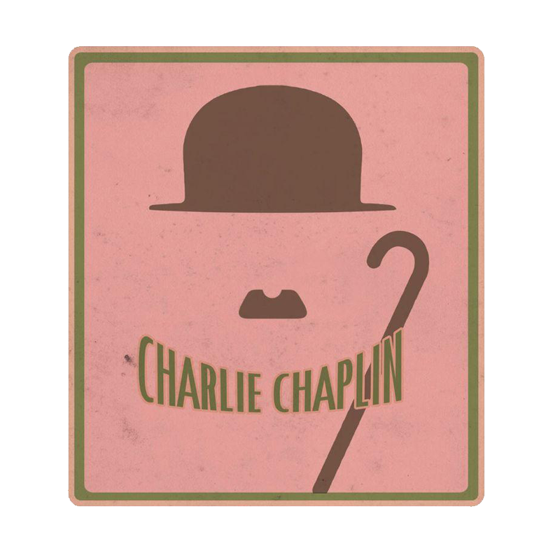 Chaplin Minimal Poster - www.entertainmentstore.in