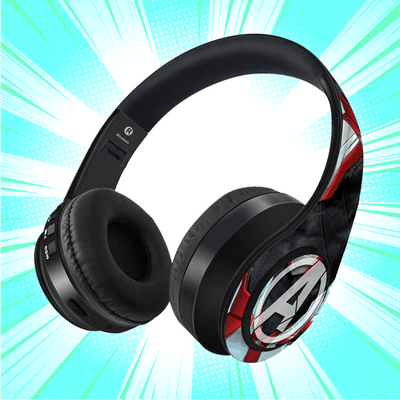 Avengers End Game Suit Decibel Wirless On Ear Headphone - www.entertainmentstore.in