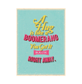 A Hug Is Like a Boomerang Mini Poster - www.entertainmentstore.in