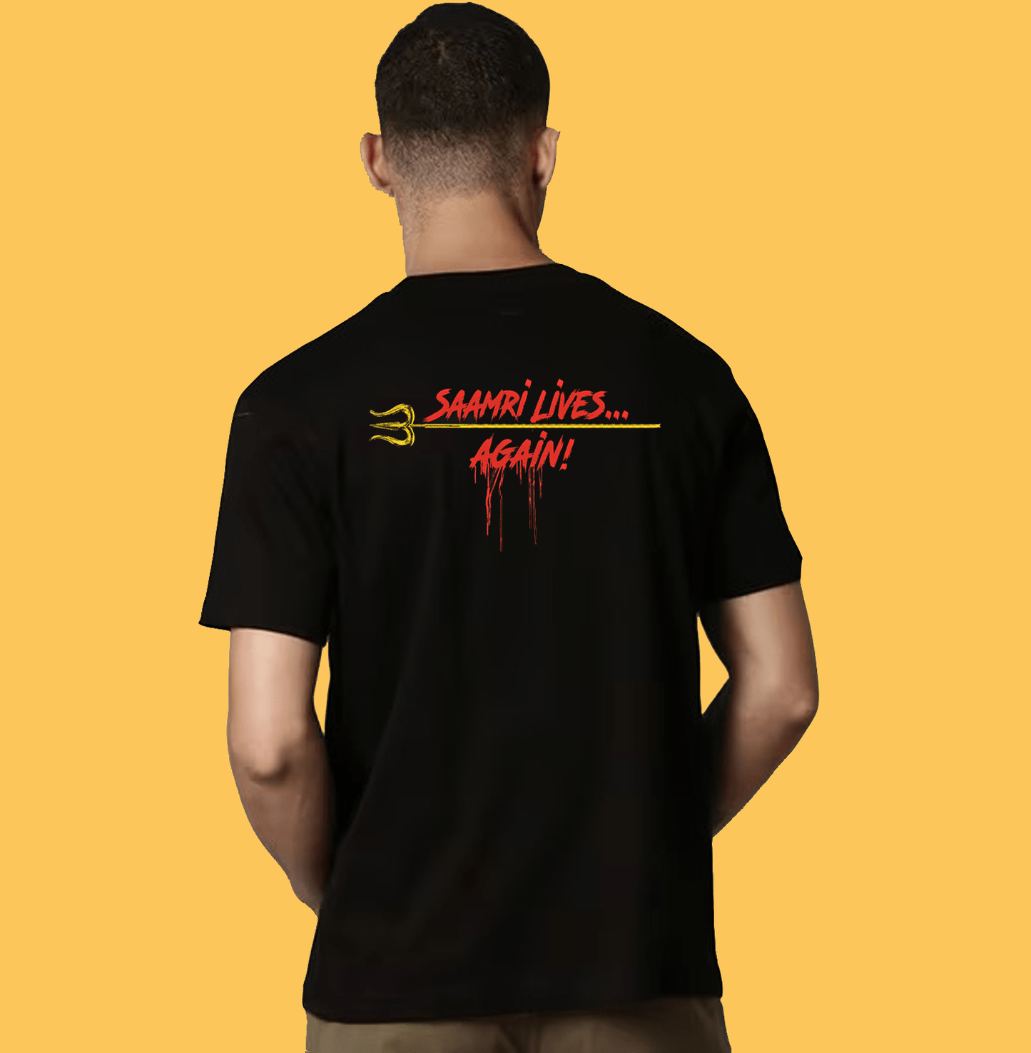 Purana Mandir Black T Shirt