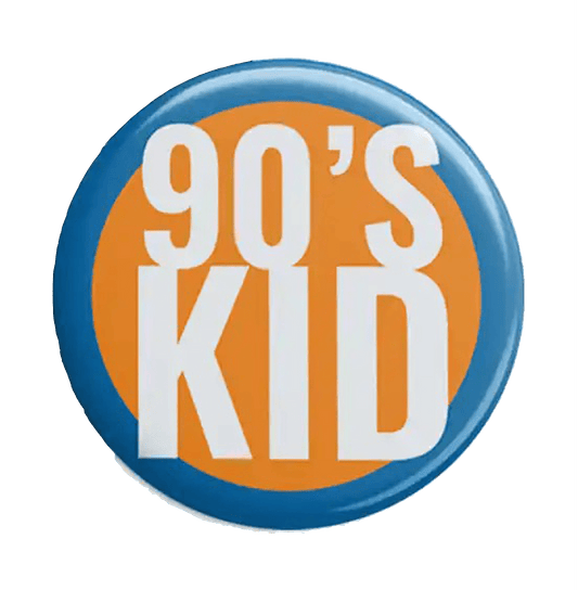 Dot Badge 90 s Kid Pin Back Button Badge