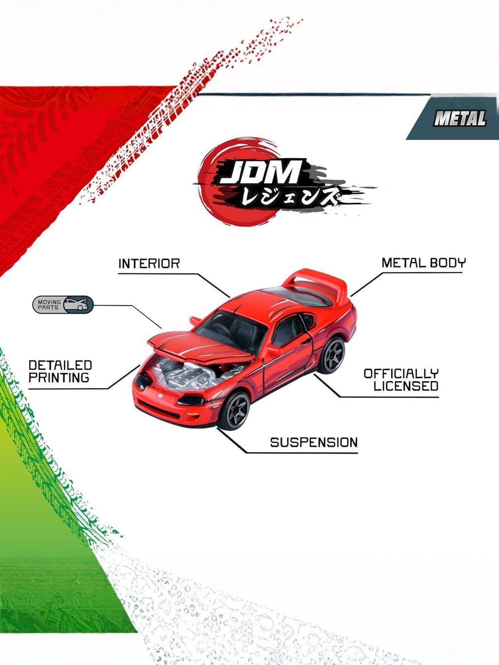 Majorette JDM Legends 5-Pack Diecast Cars