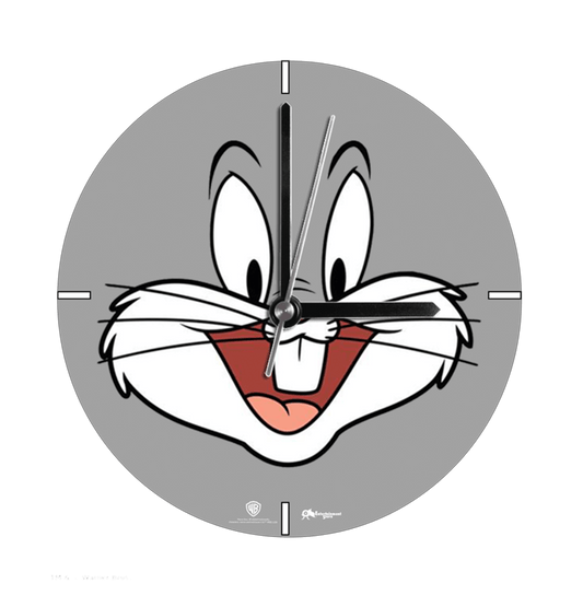 Bugs Bunny Face Wall Clock - www.entertainmentstore.in