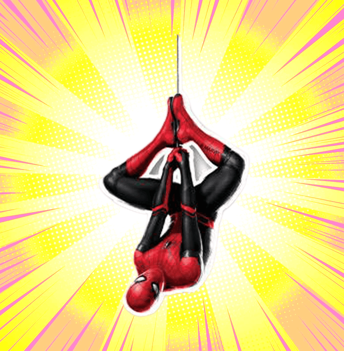 Spiderman Hang Sticker - www.entertainmentstore.in