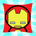 Iron Man Kawaii Art Cushion Cover - www.entertainmentstore.in
