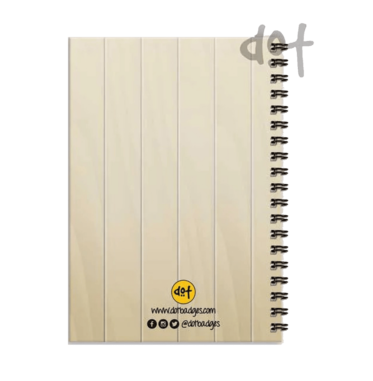 Eat Live Travel A5 Spiral Notebook