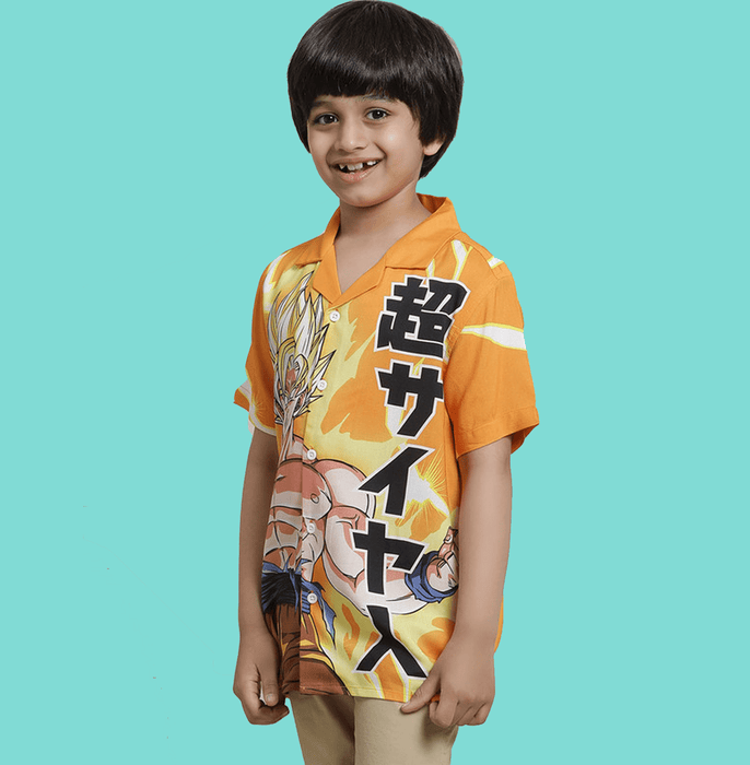 Dragon Ball Z 278 Orange Kids Boys T Shirt