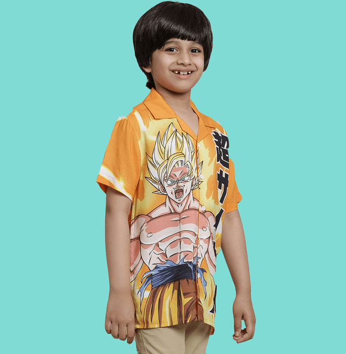 Dragon Ball Z 278 Orange Kids Boys T Shirt