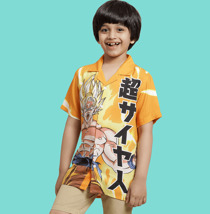 Dragon Ball Z 278 Orange Kids Boys T Shirt