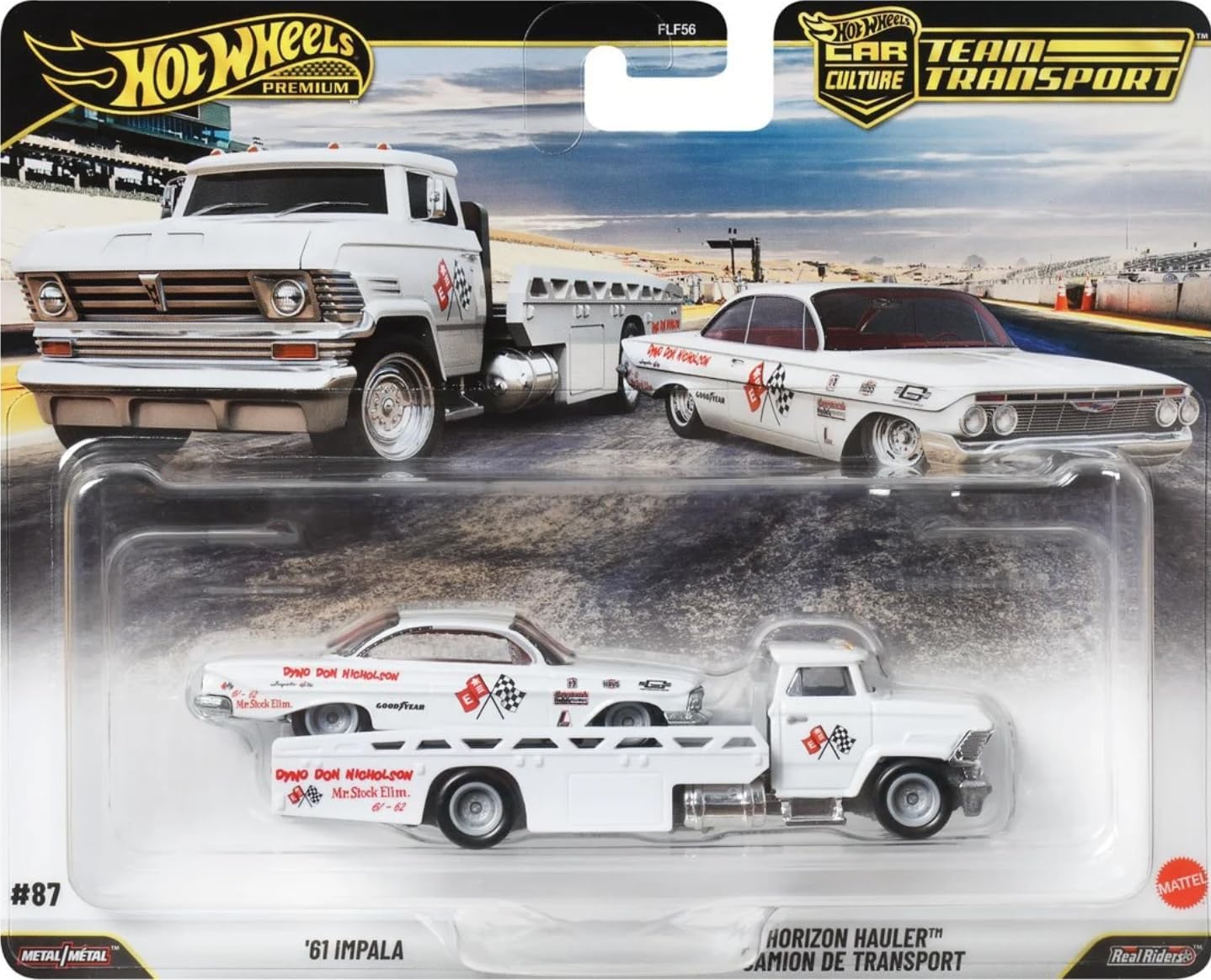 Hot Wheels Team Transport Dyno Don Nicholson Diecast Set