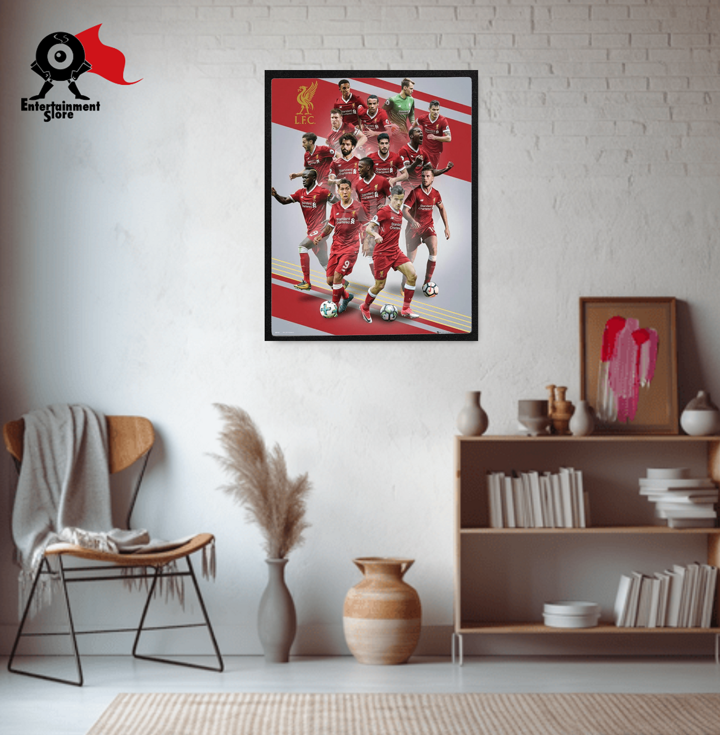 Liverpool Players 17 - 18 Mini Poster