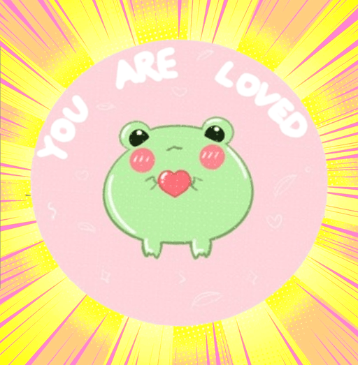 You Are Loved Froggo Fridge Magnet - www.entertainmentstore.in