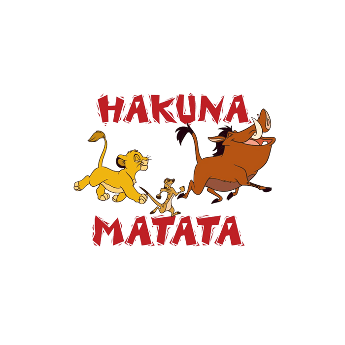 Lion King Hakuna Matata Sticker - www.entertainmentstore.in