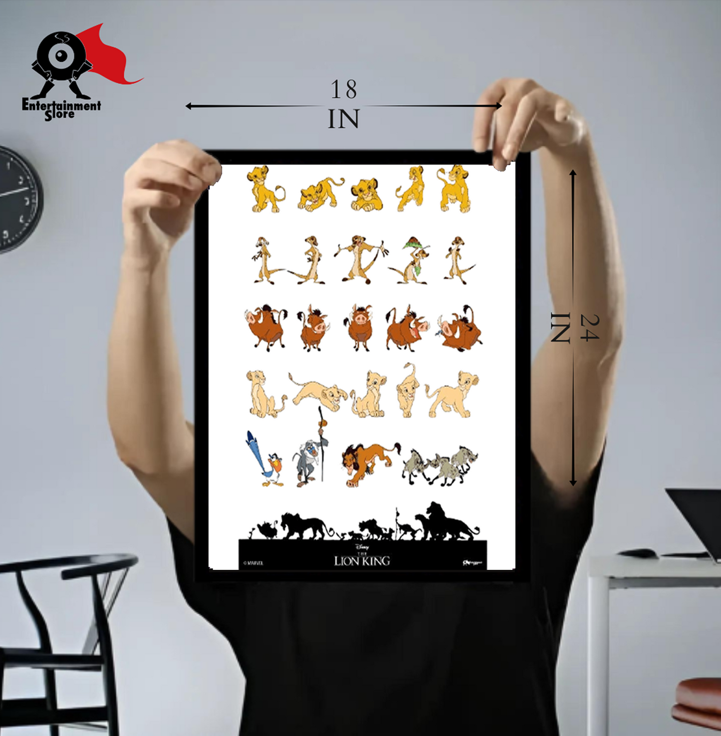 Lion King Characters Mini Poster