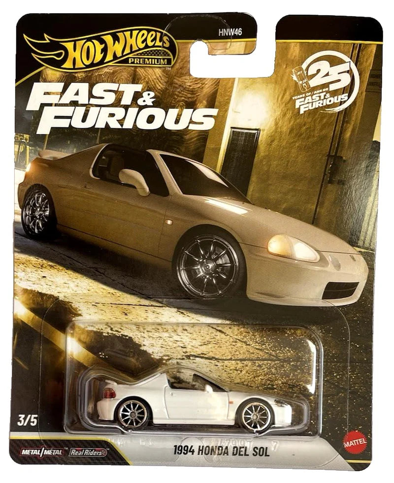 Hot Wheels Fast & Furious Honda CR-X del Sol Die-Cast Car