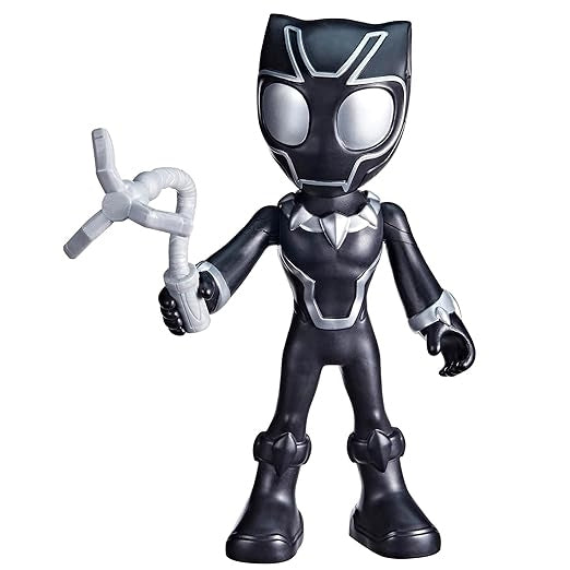 Marvel Spidey and His Amazing Friends Supersized Black Panther 22.5-cm Action Figure