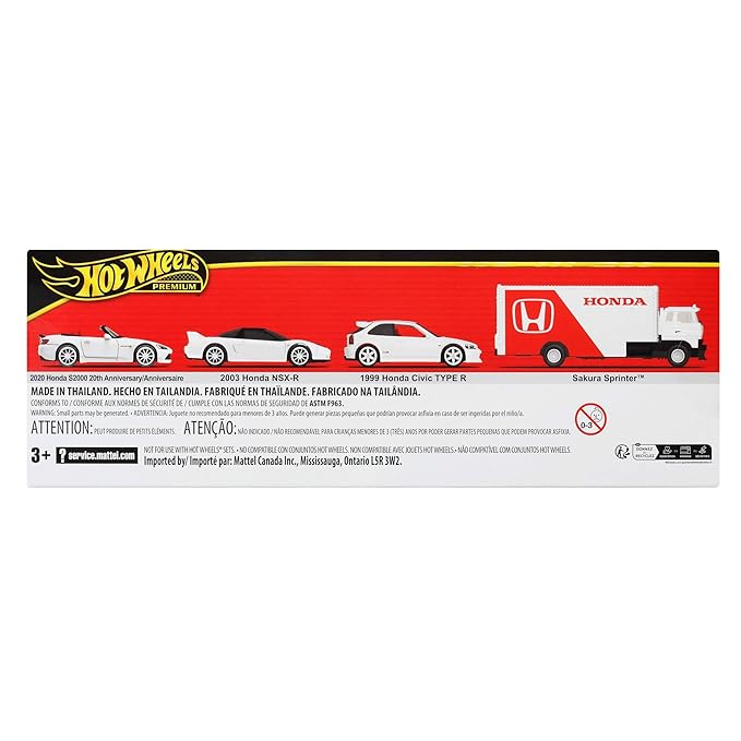 Hot Wheels Premium Honda Collection Set