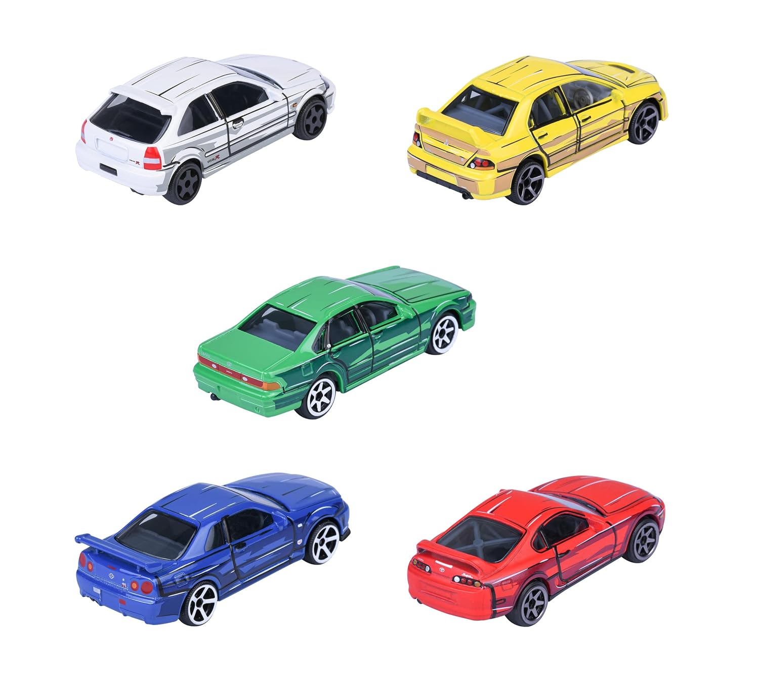 Majorette JDM Legends 5-Pack Diecast Cars