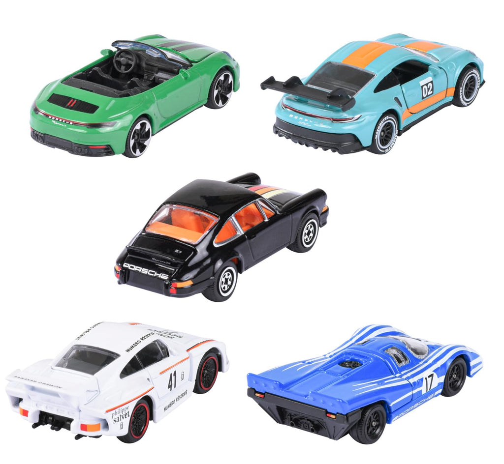 Majorette Porsche 5-Piece Die-Cast Car Set