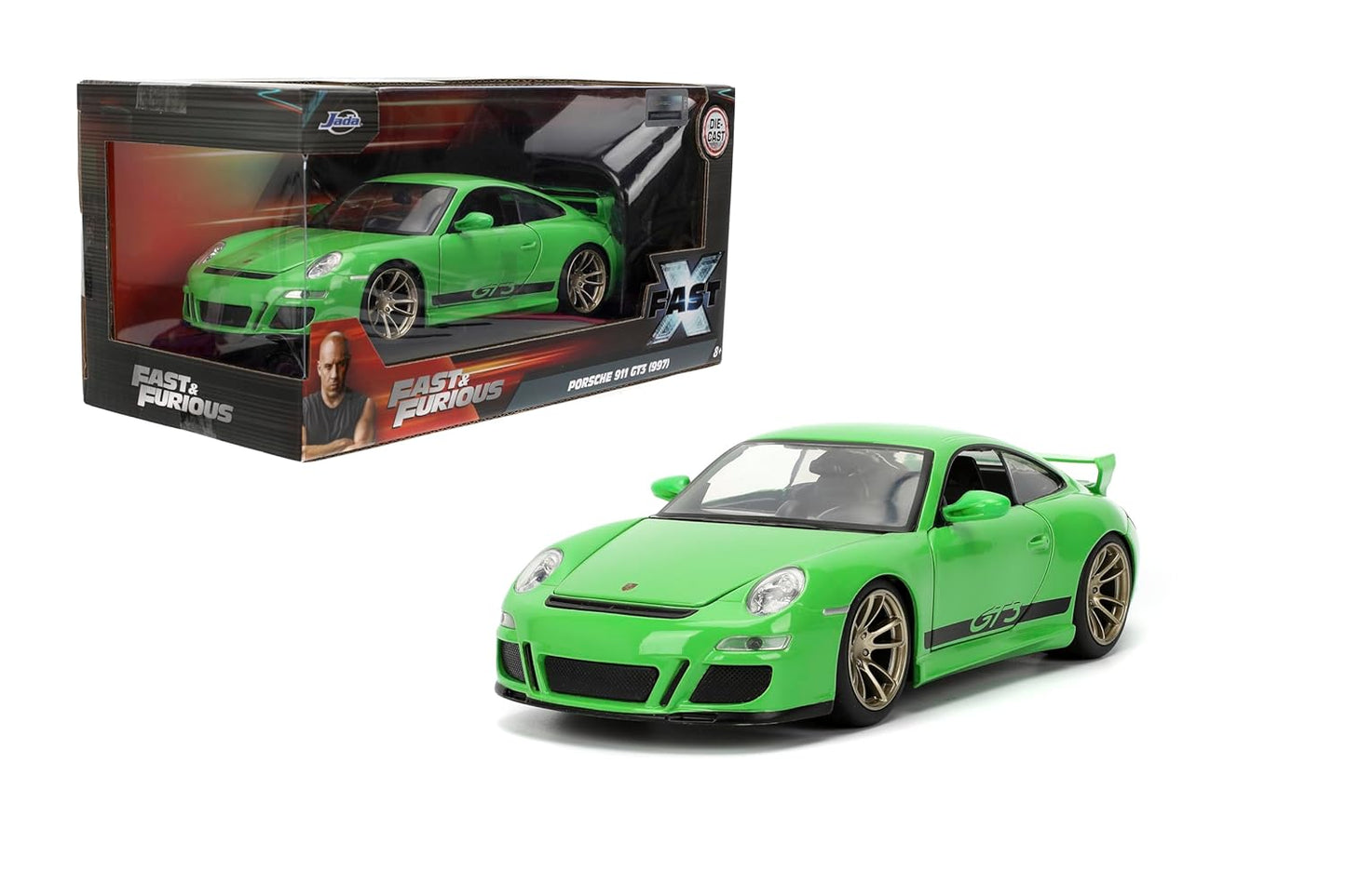 Jada Fast & Furious Porsche 911 GT3 (997) Die-Cast Car
