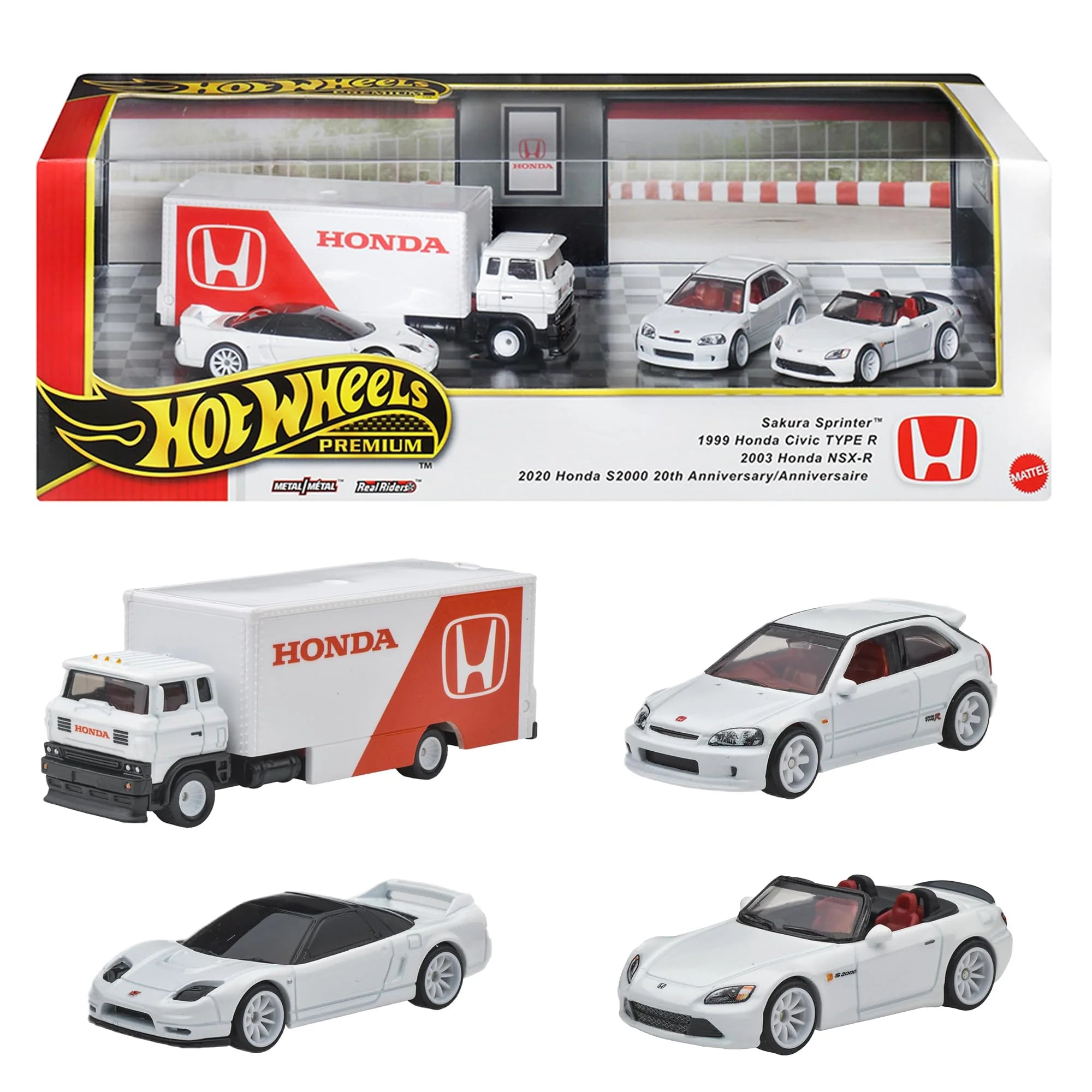 Hot Wheels Premium Honda S2000 20th Anniversary Set