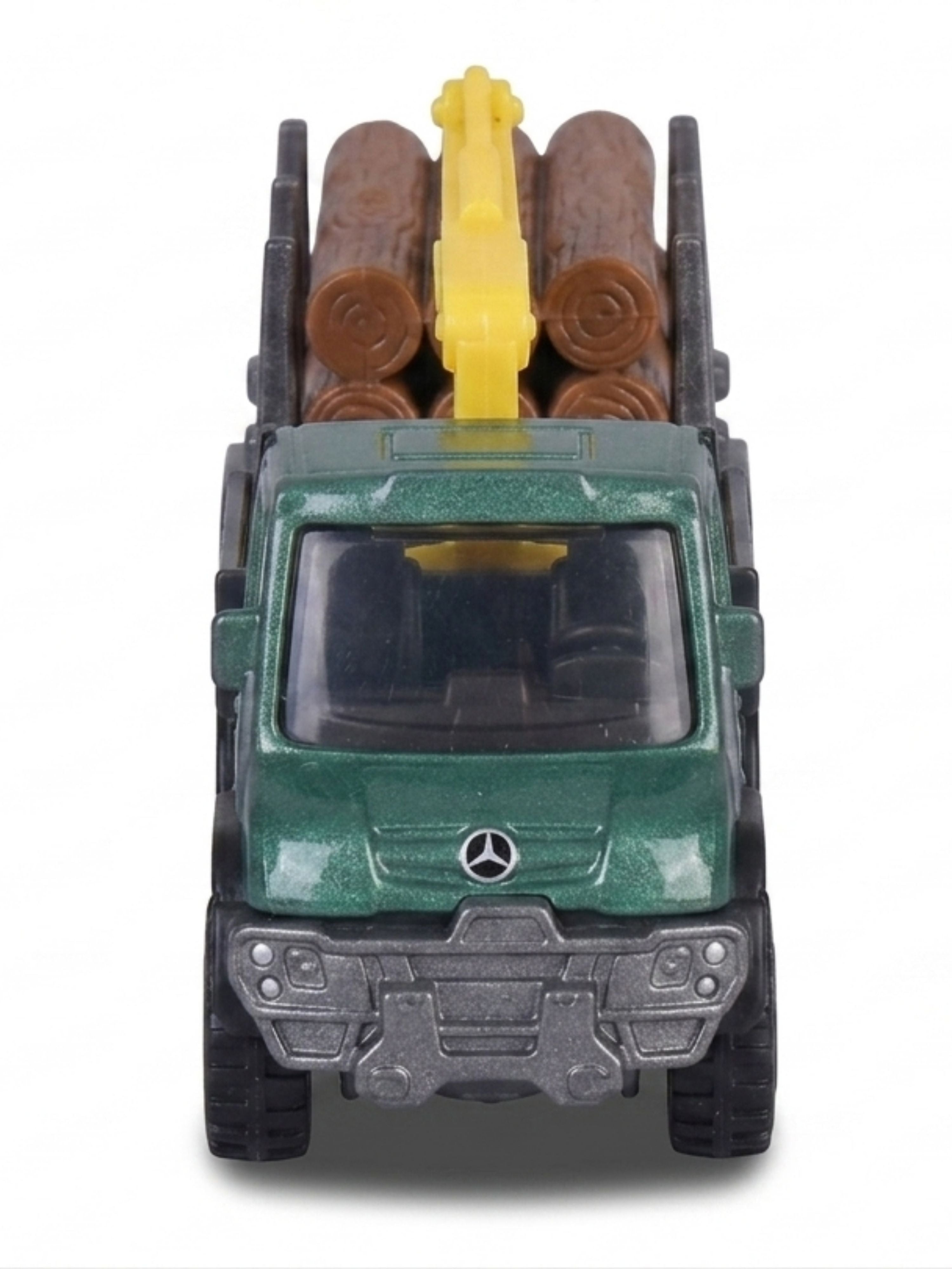 Majorette Metal Farm Tractor & Trailer Set - Green/Black