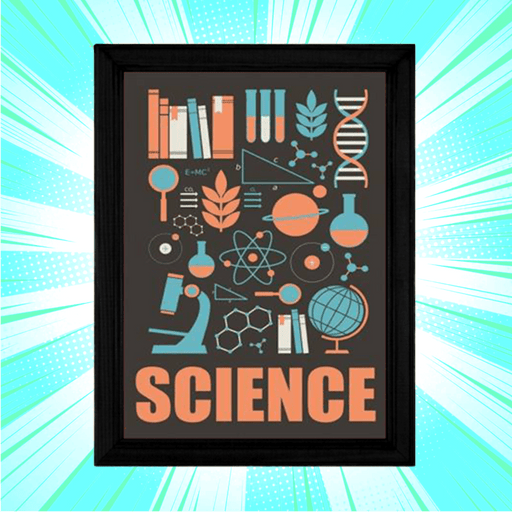 Science Framed Poster - www.entertainmentstore.in