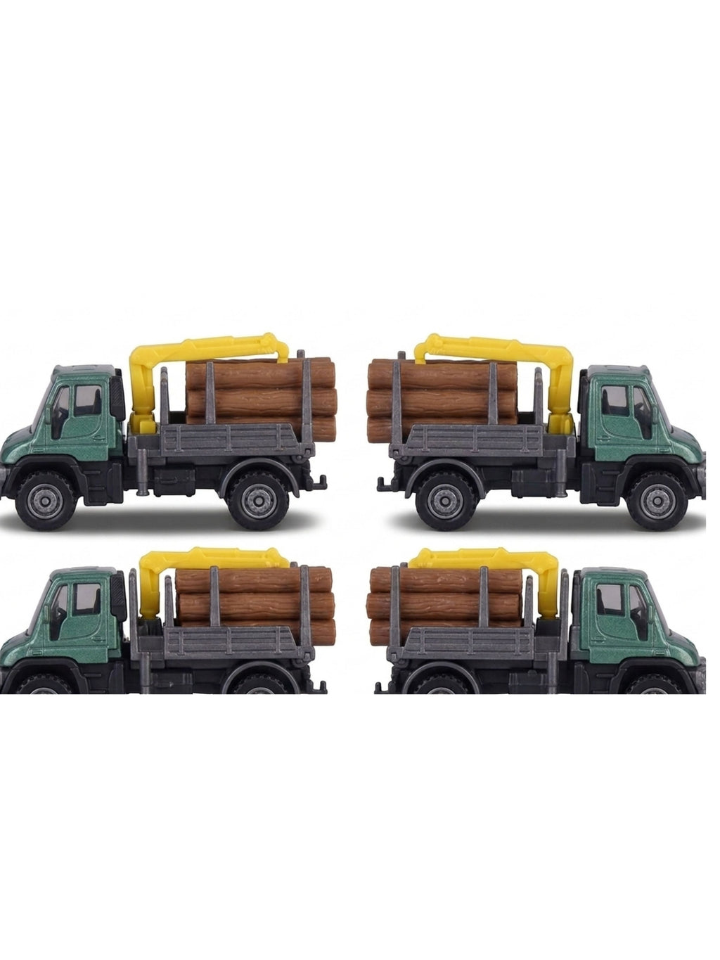 Majorette Metal Farm Tractor & Trailer Set - Green/Black