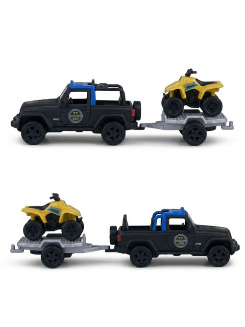 Majorette Metal Die-Cast Toy Cars - Yellow & Black Off-Road