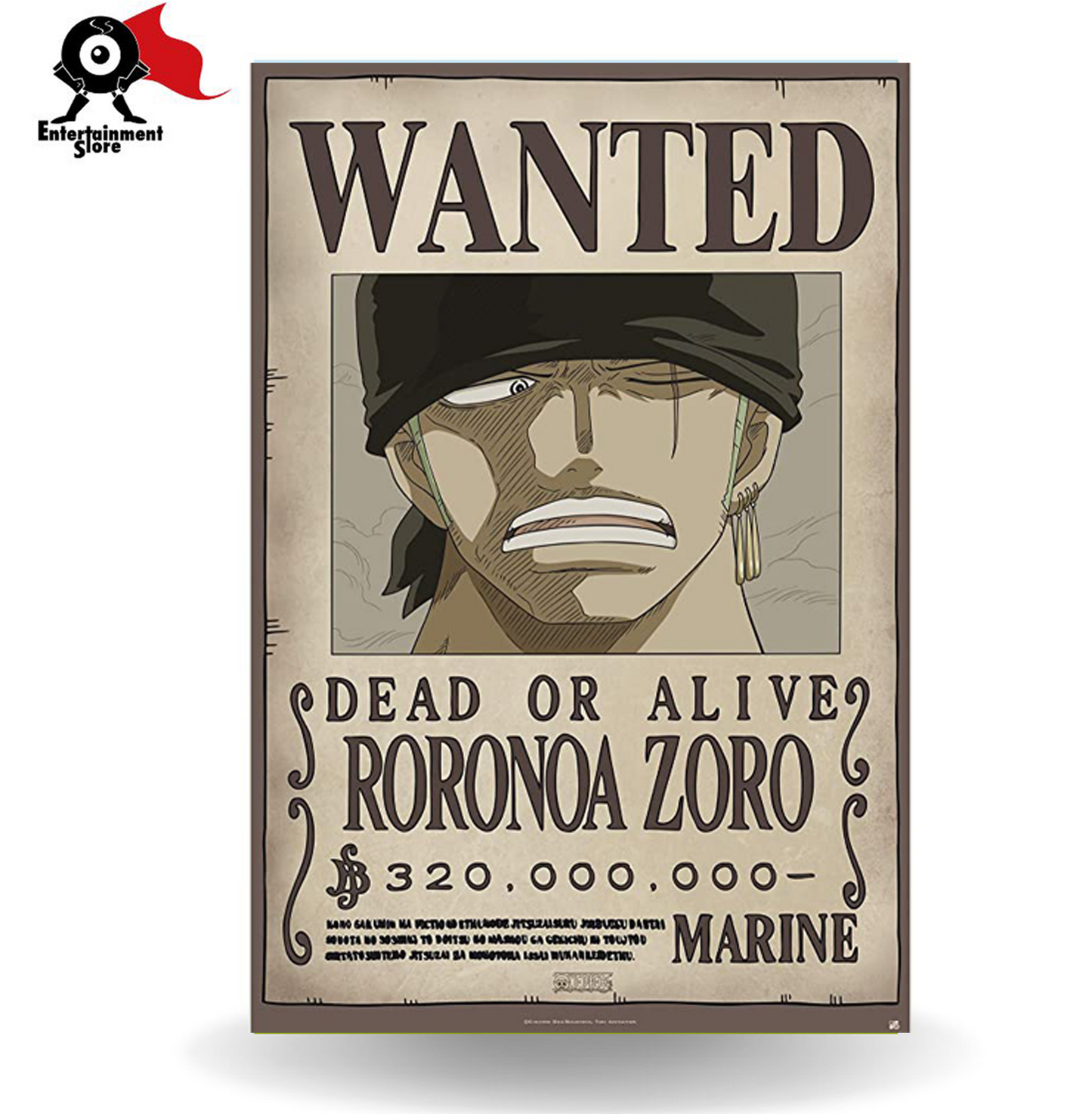 One Piece Wanted Zoro New Maxi Poster