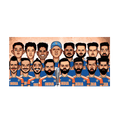 India T20 Triumph 2024 Gold Edition A3 Laminate