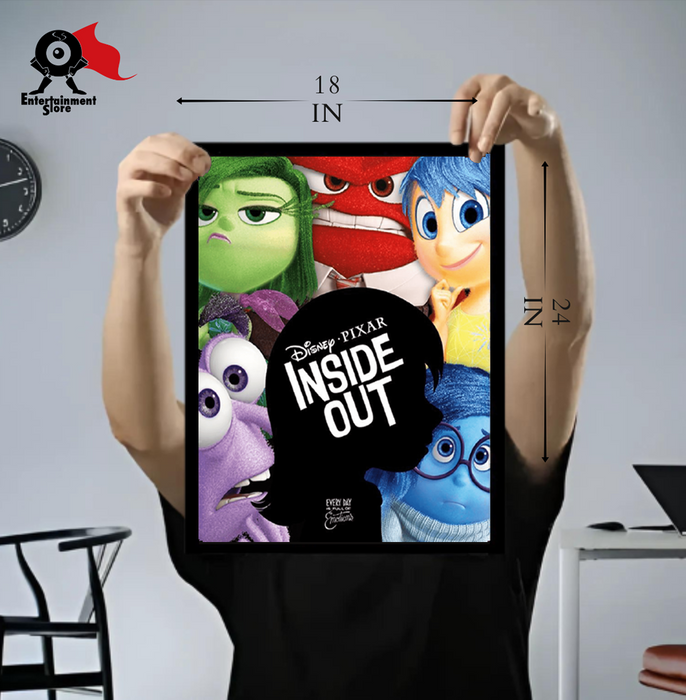 Inside Out Silhouette Mini Poster