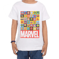 Marvel Pop Heroes White Kids T Shirt - www.entertainmentstore.in