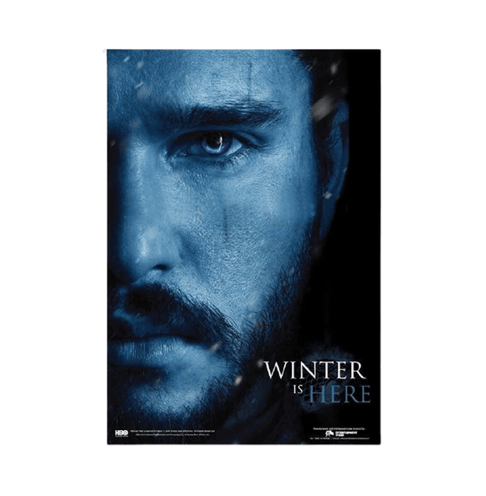 GOT Jon Snow Winter Is Here Mini Poster - www.entertainmentstore.in