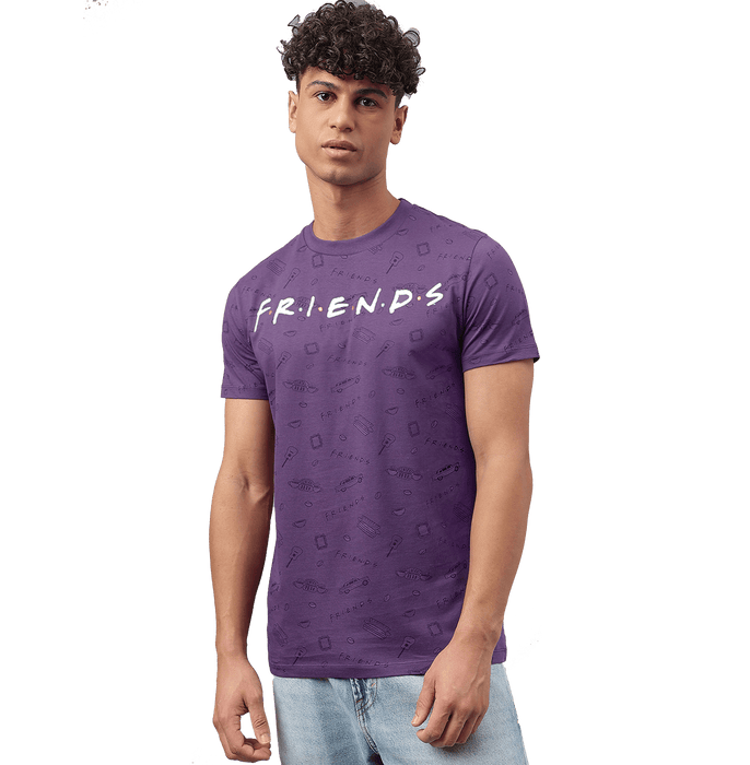 Friends 2731 Ultra Violet Mens T Shirt - www.entertainmentstore.in