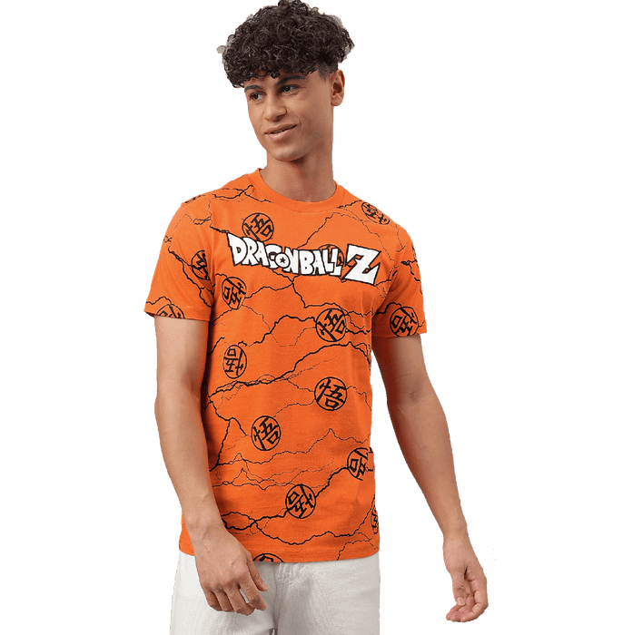 Dragon Ball Z 2786 Orange Mens T Shirt - www.entertainmentstore.in