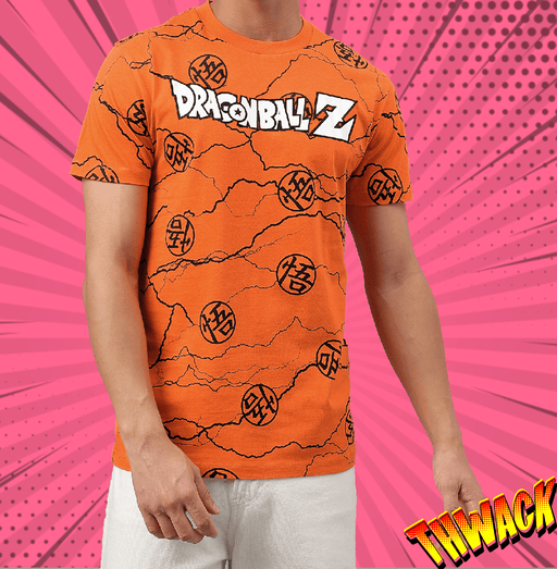 Dragon Ball Z 2786 Orange Mens T Shirt www.entertainmentstore.in
