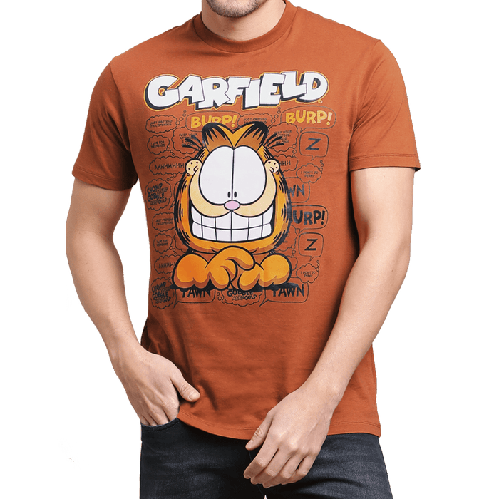 Garfield 1172 Bombay Brown Mens T Shirt - www.entertainmentstore.in