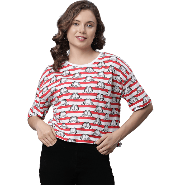 Friends 3818 White Red Womens T Shirt - www.entertainmentstore.in