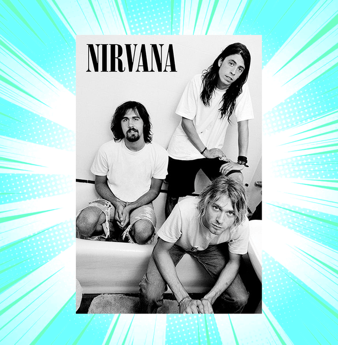 Nirvana Bathroom Maxi Poster - www.entertainmentstore.in