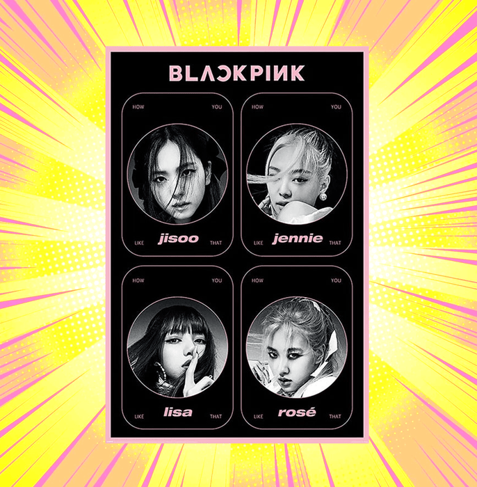 Black Pink How You Like That Maxi Poster - www.entertainmentstore.in