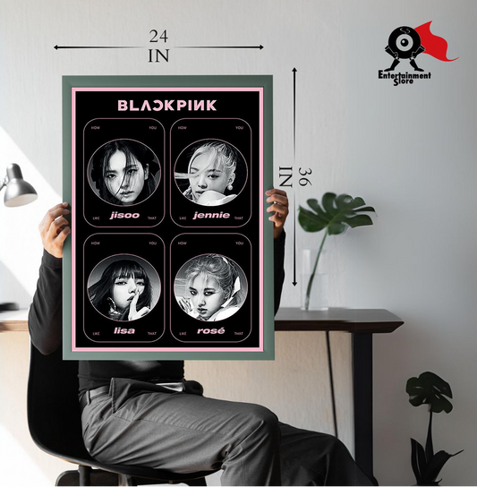 Black Pink How You Like That Maxi Poster