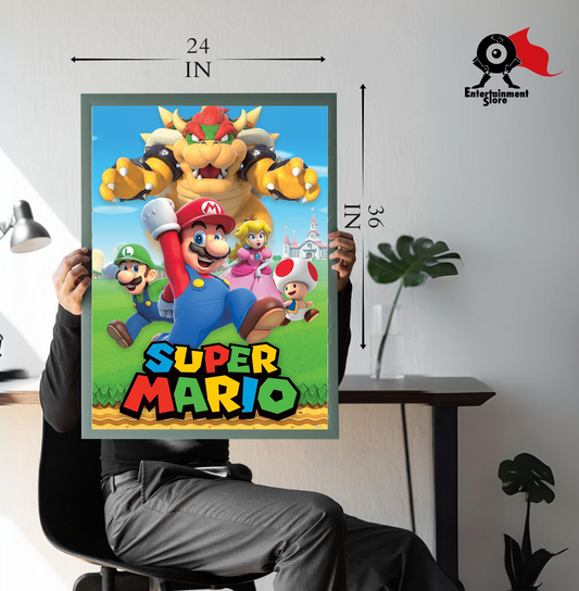 Super Mario Character Montage Maxi Poster