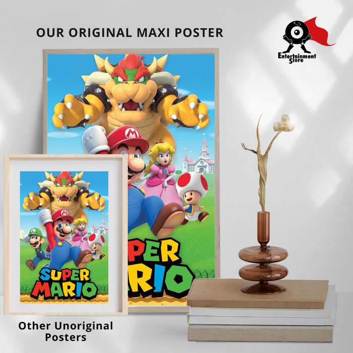 Super Mario Character Montage Maxi Poster