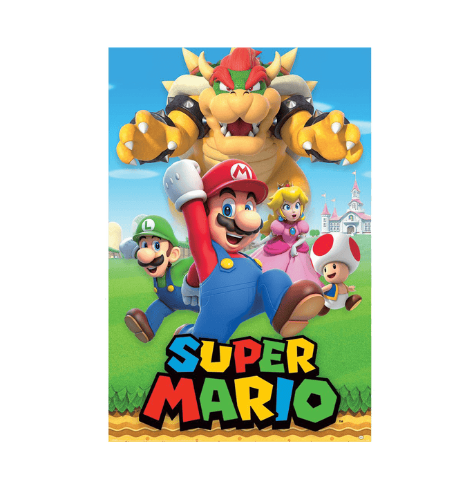 Super Mario Character Montage Maxi Poster - www.entertainmentstore.in