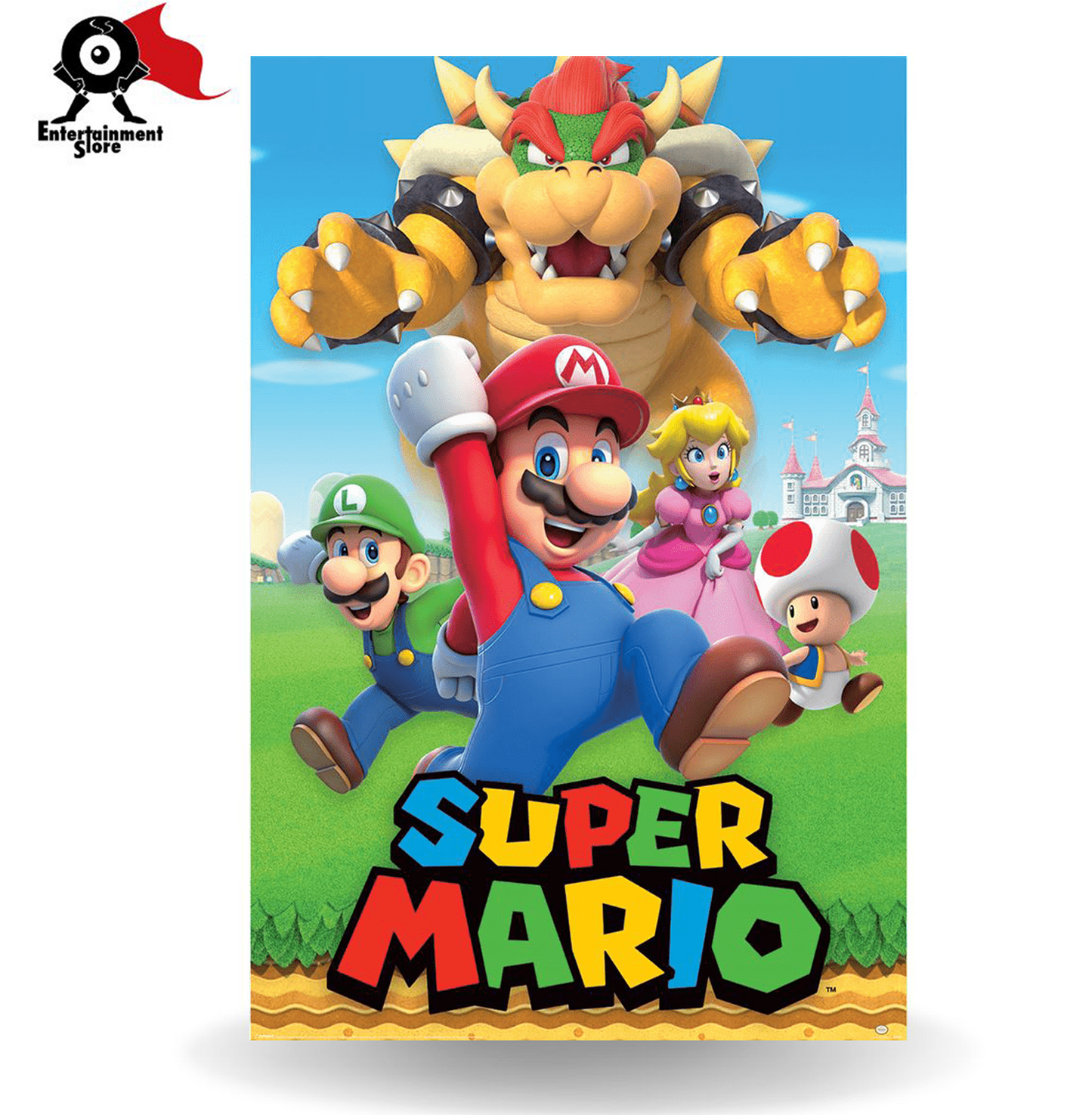 Super Mario Character Montage Maxi Poster