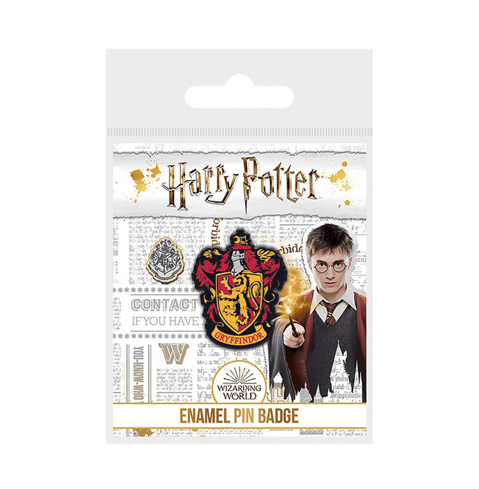 Harry Potter Colourful Crest Gryffindor Enamel Pin Badge - www.entertainmentstore.in